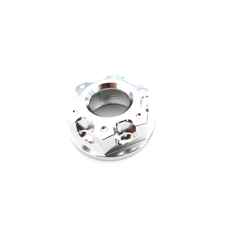 Matice krku řízení CNC silver