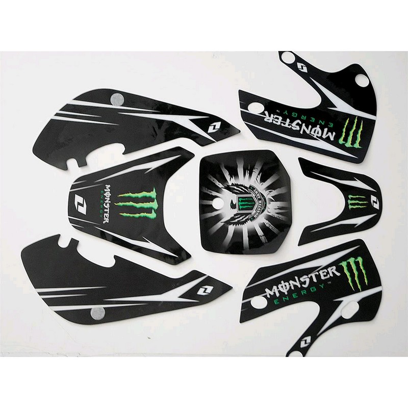 Polepy KLX MONSTER černé